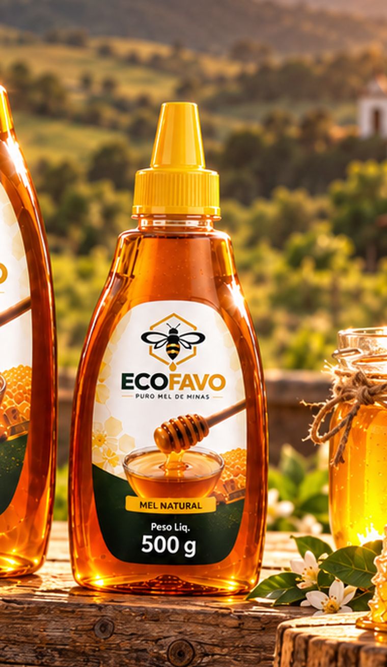 Bisnaga de mel natural ECOFAVO de 500 g