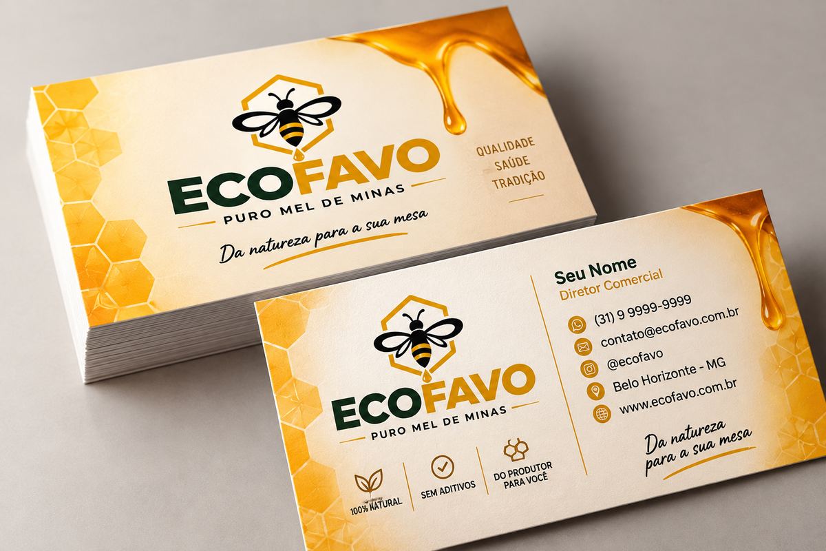 Cartão de visitas ECOFAVO