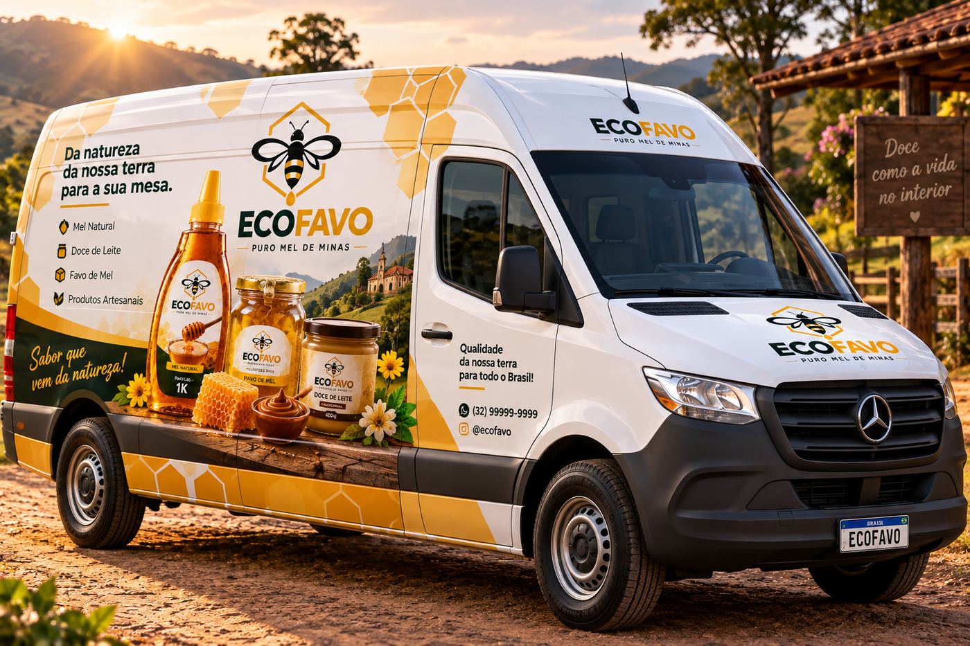 Van de entrega ECOFAVO personalizada